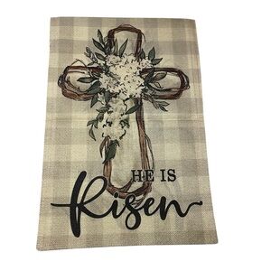 He is Risen Easter Garden Flag‎ - NWT